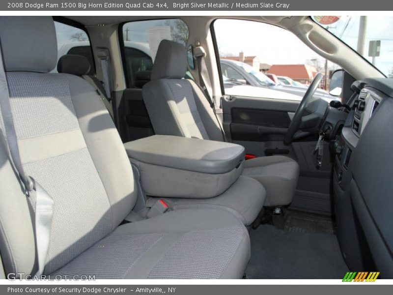 Bright Silver Metallic / Medium Slate Gray 2008 Dodge Ram 1500 Big Horn Edition Quad Cab 4x4