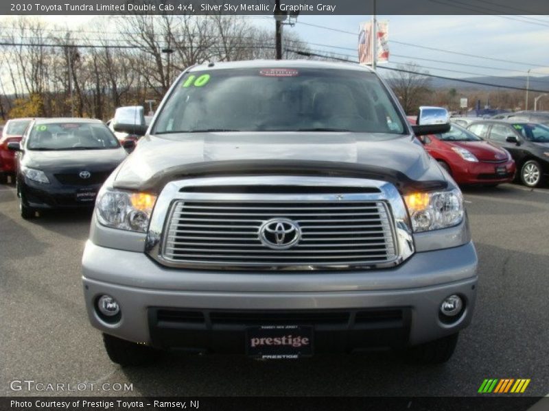 Silver Sky Metallic / Graphite Gray 2010 Toyota Tundra Limited Double Cab 4x4