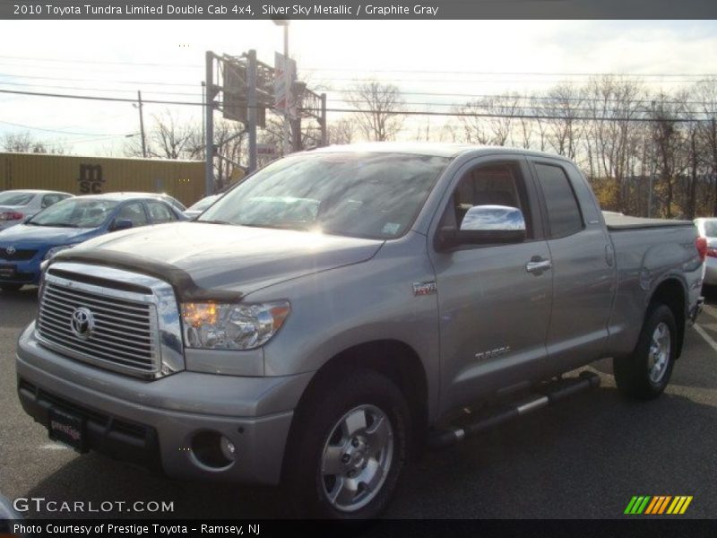 Silver Sky Metallic / Graphite Gray 2010 Toyota Tundra Limited Double Cab 4x4