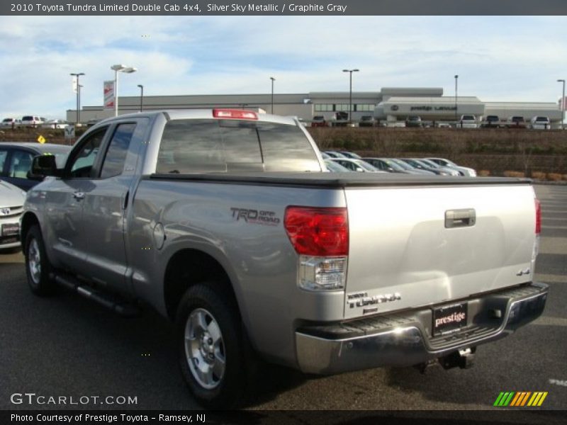 Silver Sky Metallic / Graphite Gray 2010 Toyota Tundra Limited Double Cab 4x4