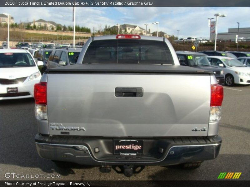 Silver Sky Metallic / Graphite Gray 2010 Toyota Tundra Limited Double Cab 4x4