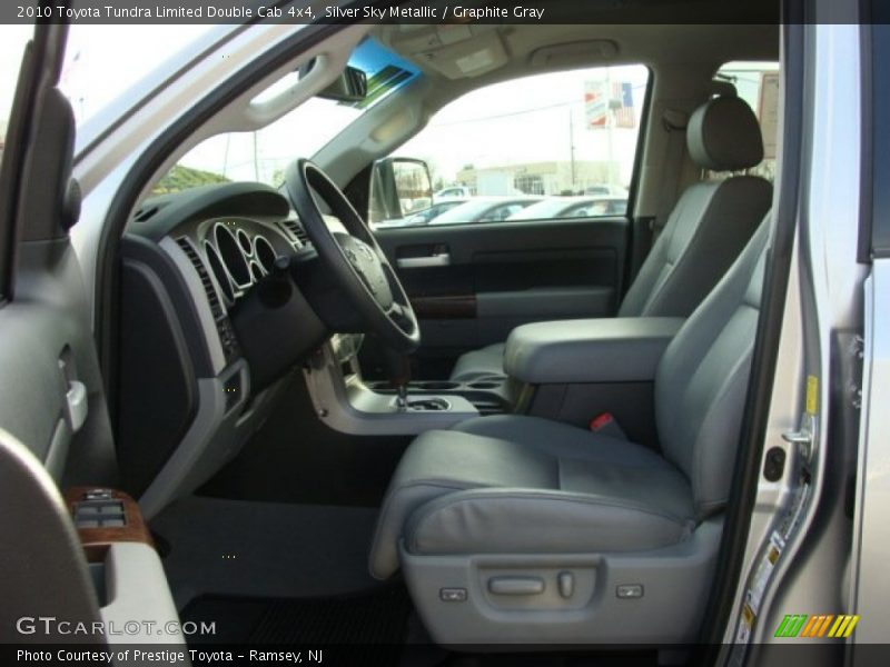 Silver Sky Metallic / Graphite Gray 2010 Toyota Tundra Limited Double Cab 4x4