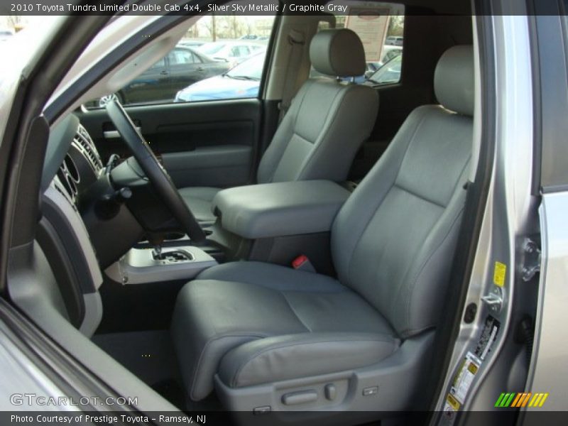 Silver Sky Metallic / Graphite Gray 2010 Toyota Tundra Limited Double Cab 4x4
