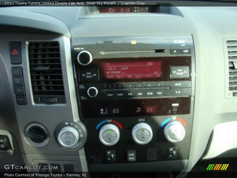 Silver Sky Metallic / Graphite Gray 2010 Toyota Tundra Limited Double Cab 4x4