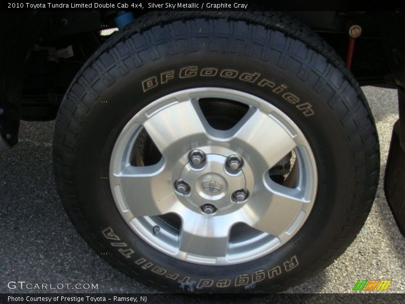 Silver Sky Metallic / Graphite Gray 2010 Toyota Tundra Limited Double Cab 4x4
