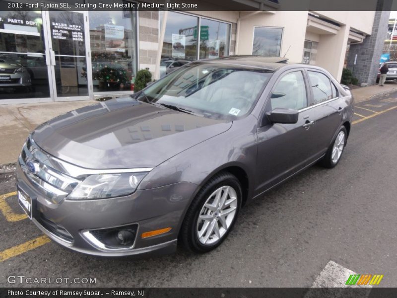 Sterling Grey Metallic / Medium Light Stone 2012 Ford Fusion SEL