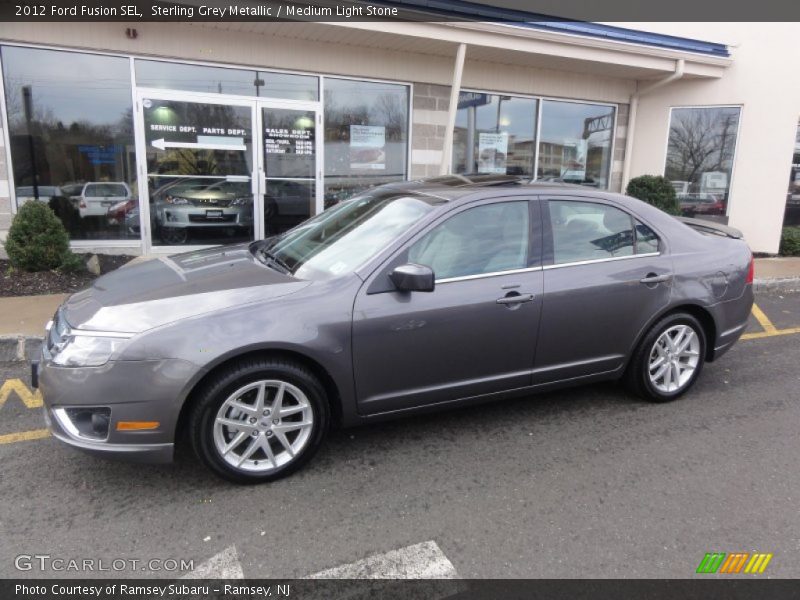 Sterling Grey Metallic / Medium Light Stone 2012 Ford Fusion SEL