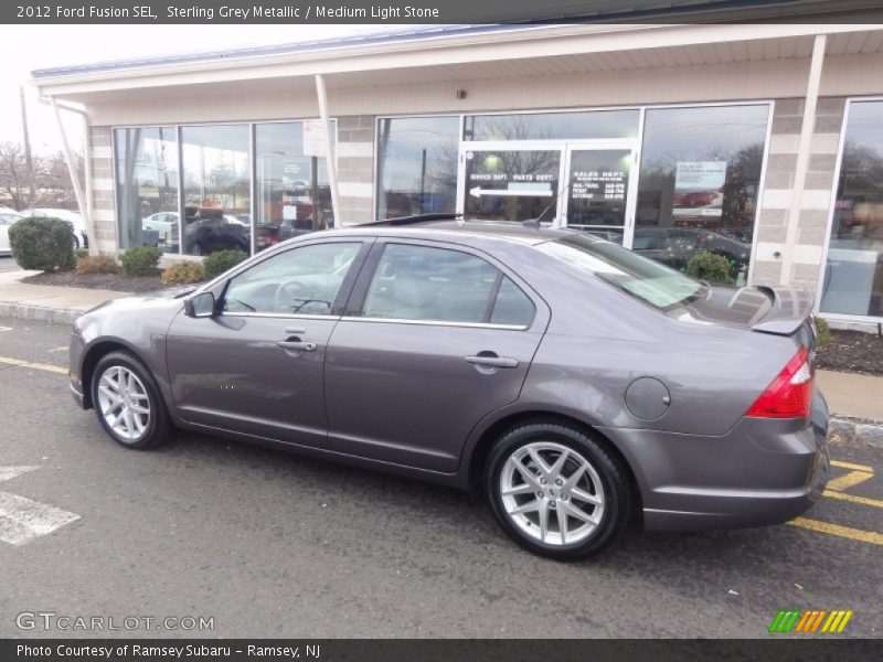Sterling Grey Metallic / Medium Light Stone 2012 Ford Fusion SEL