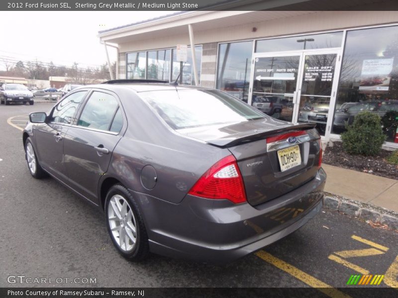 Sterling Grey Metallic / Medium Light Stone 2012 Ford Fusion SEL
