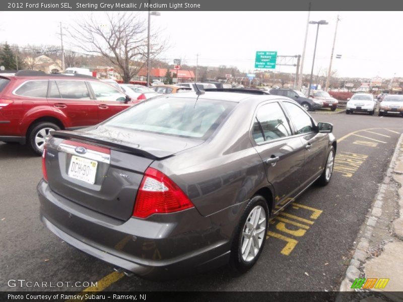 Sterling Grey Metallic / Medium Light Stone 2012 Ford Fusion SEL