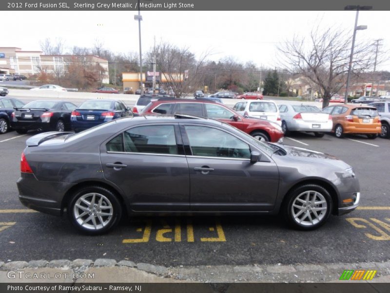 Sterling Grey Metallic / Medium Light Stone 2012 Ford Fusion SEL