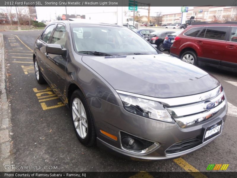 Sterling Grey Metallic / Medium Light Stone 2012 Ford Fusion SEL