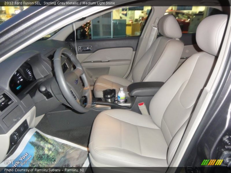 Sterling Grey Metallic / Medium Light Stone 2012 Ford Fusion SEL