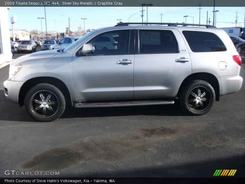 Silver Sky Metallic / Graphite Gray 2009 Toyota Sequoia SR5 4x4