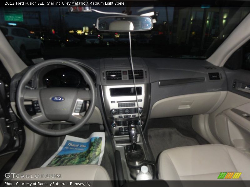 Sterling Grey Metallic / Medium Light Stone 2012 Ford Fusion SEL