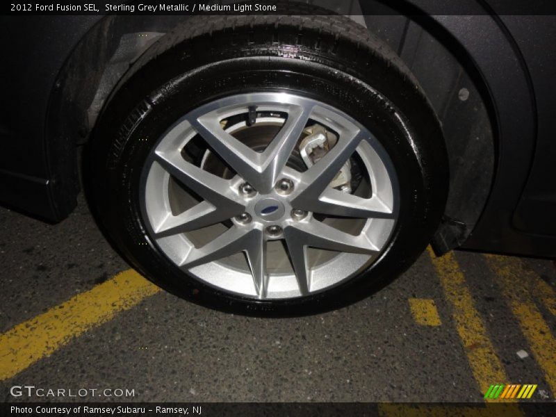 Sterling Grey Metallic / Medium Light Stone 2012 Ford Fusion SEL