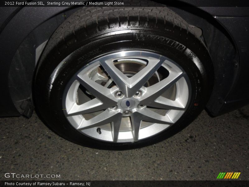 Sterling Grey Metallic / Medium Light Stone 2012 Ford Fusion SEL