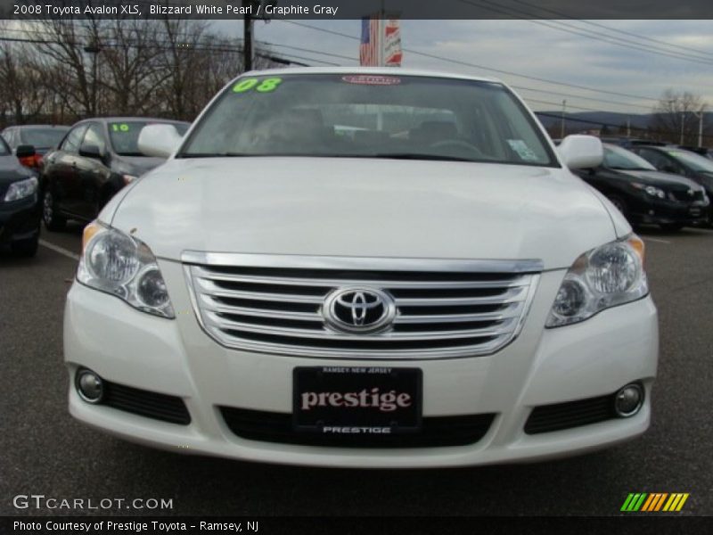 Blizzard White Pearl / Graphite Gray 2008 Toyota Avalon XLS