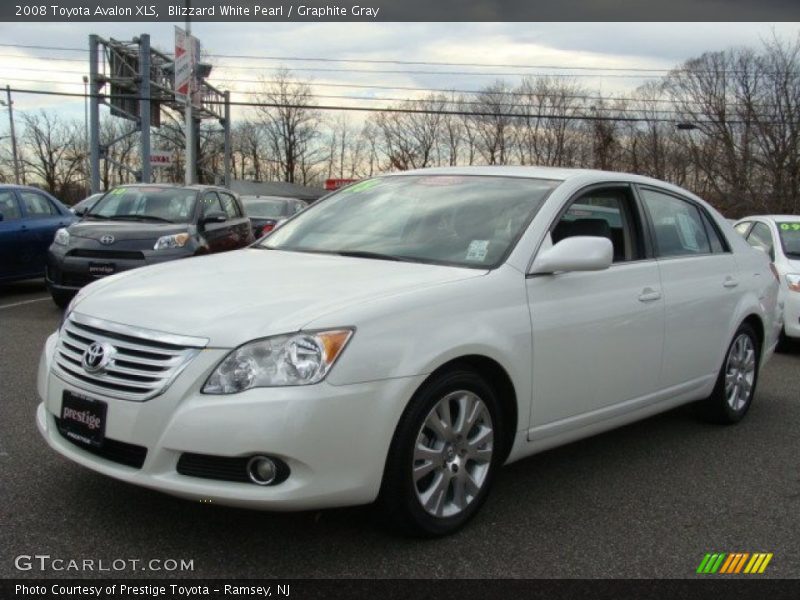 Blizzard White Pearl / Graphite Gray 2008 Toyota Avalon XLS