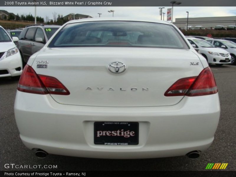 Blizzard White Pearl / Graphite Gray 2008 Toyota Avalon XLS