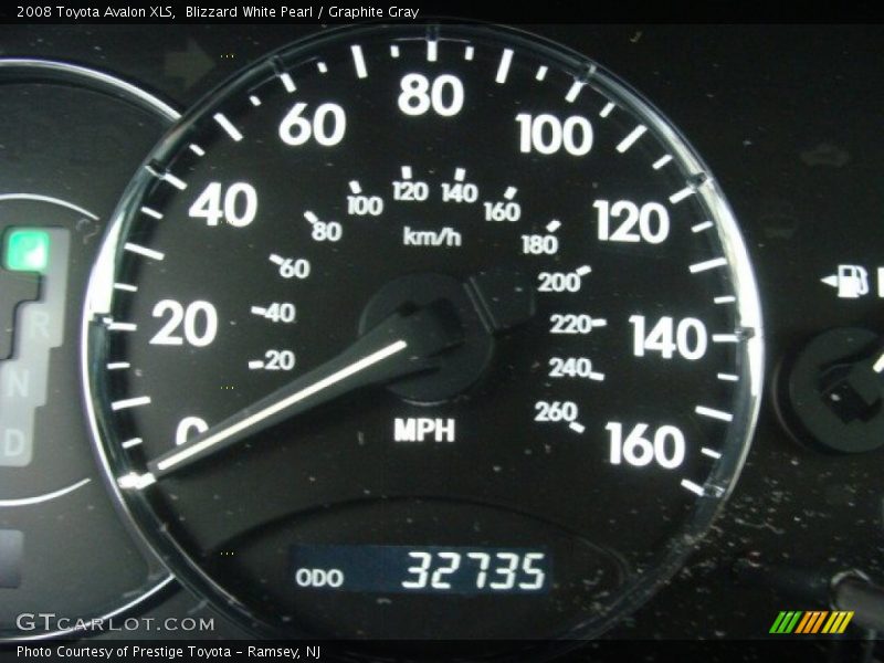 Blizzard White Pearl / Graphite Gray 2008 Toyota Avalon XLS
