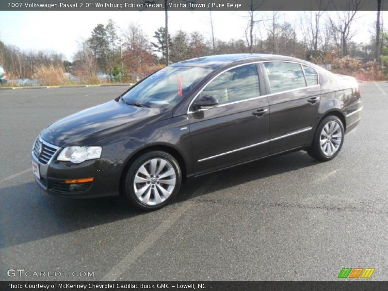 Mocha Brown / Pure Beige 2007 Volkswagen Passat 2.0T Wolfsburg Edition Sedan