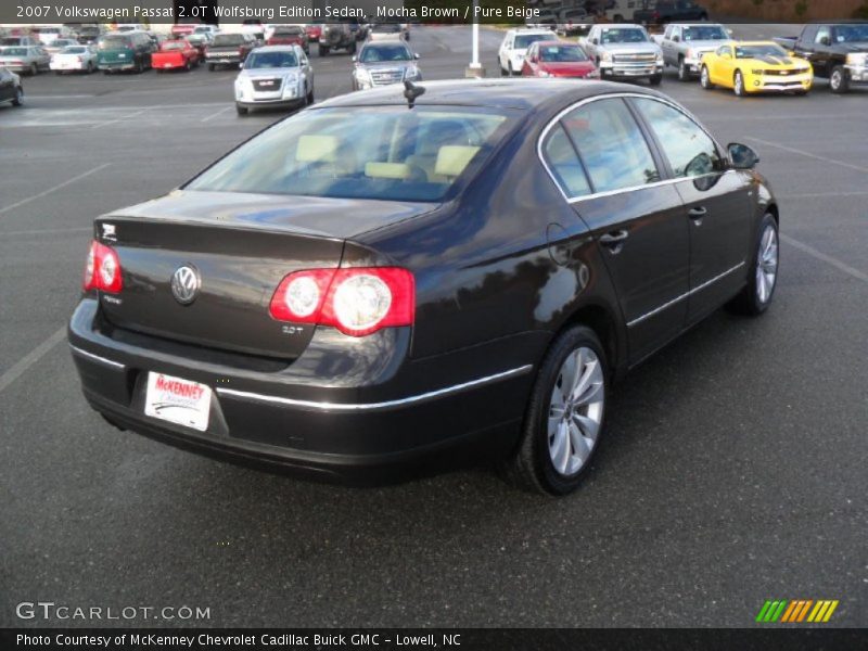 Mocha Brown / Pure Beige 2007 Volkswagen Passat 2.0T Wolfsburg Edition Sedan