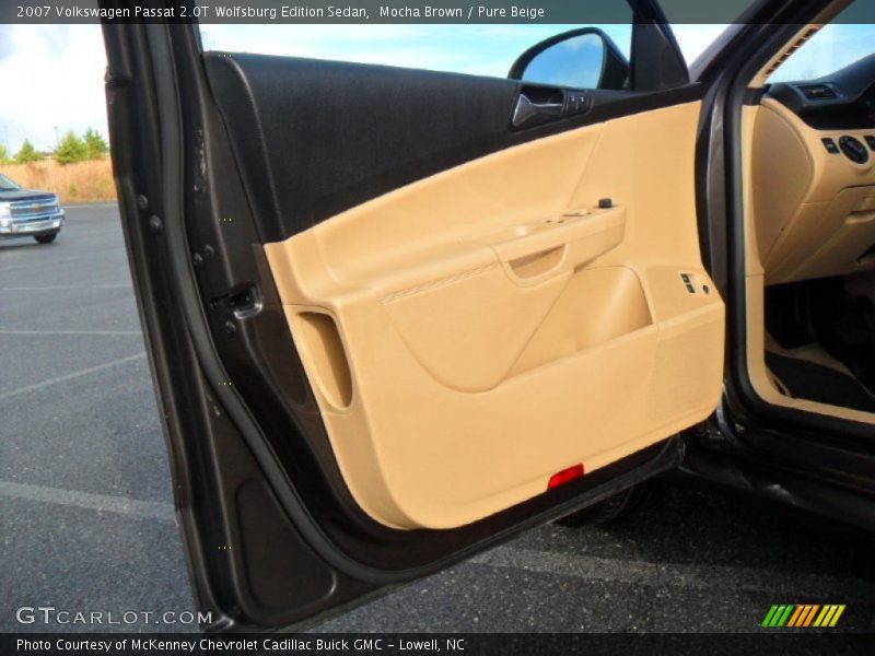 Mocha Brown / Pure Beige 2007 Volkswagen Passat 2.0T Wolfsburg Edition Sedan