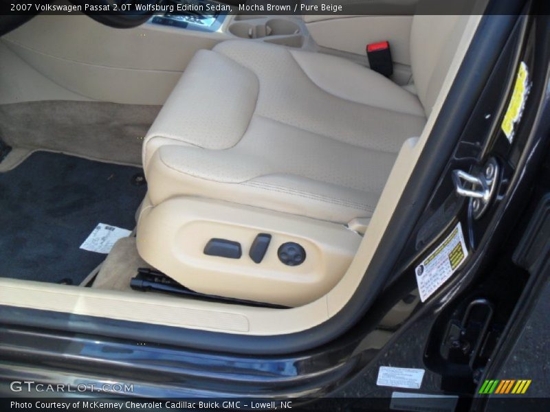 Mocha Brown / Pure Beige 2007 Volkswagen Passat 2.0T Wolfsburg Edition Sedan