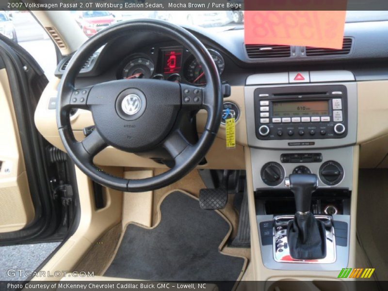 Mocha Brown / Pure Beige 2007 Volkswagen Passat 2.0T Wolfsburg Edition Sedan