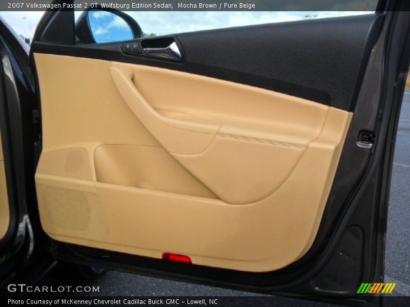 Mocha Brown / Pure Beige 2007 Volkswagen Passat 2.0T Wolfsburg Edition Sedan