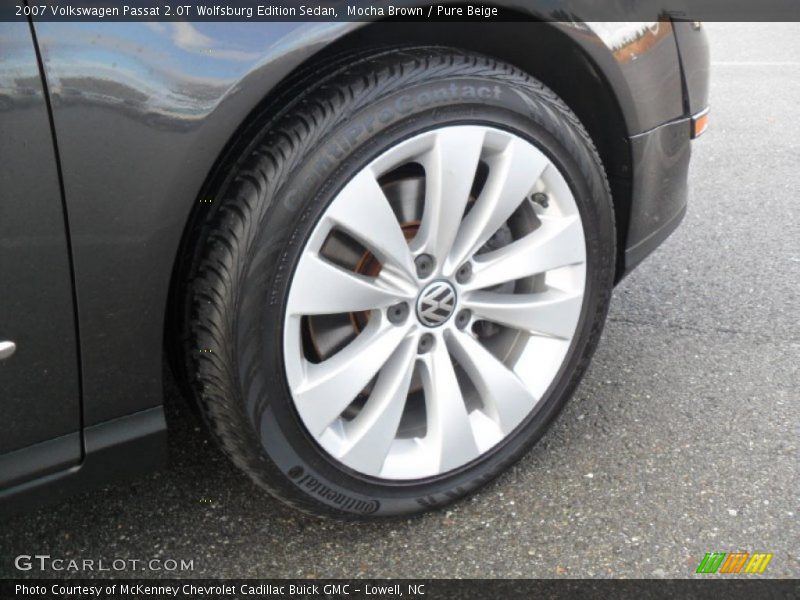 Mocha Brown / Pure Beige 2007 Volkswagen Passat 2.0T Wolfsburg Edition Sedan