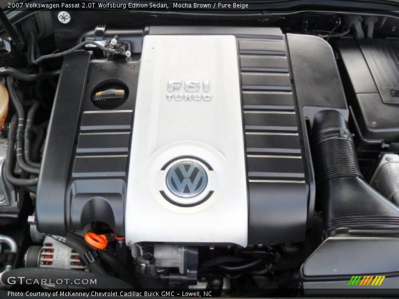 Mocha Brown / Pure Beige 2007 Volkswagen Passat 2.0T Wolfsburg Edition Sedan