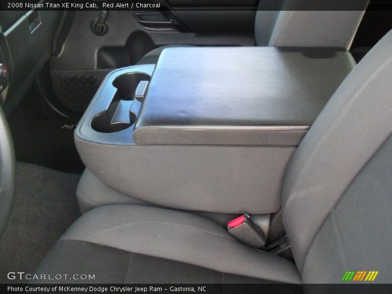 Red Alert / Charcoal 2008 Nissan Titan XE King Cab