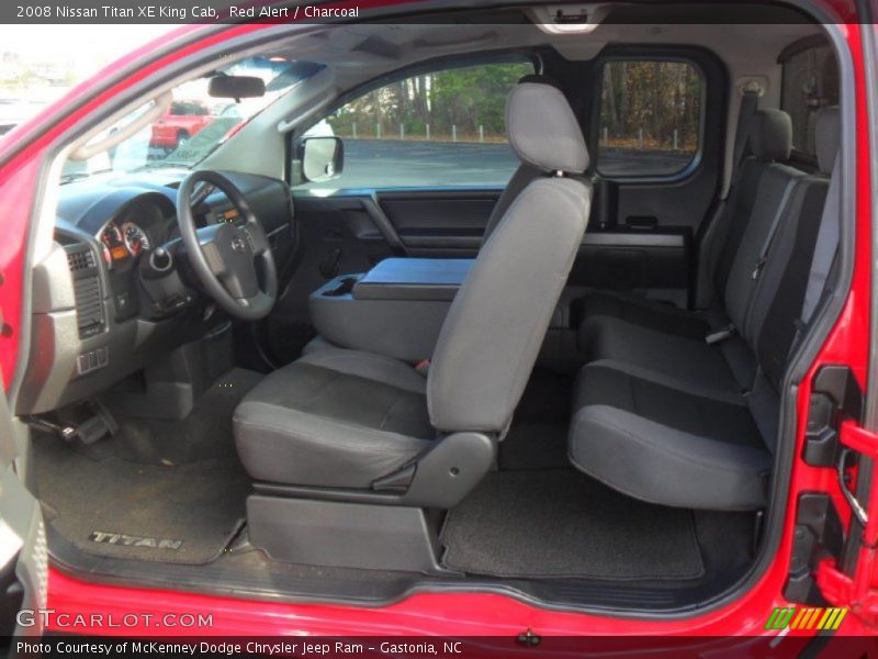  2008 Titan XE King Cab Charcoal Interior