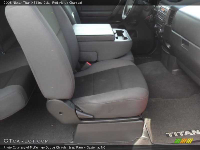 Red Alert / Charcoal 2008 Nissan Titan XE King Cab