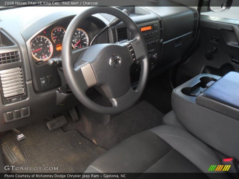 Charcoal Interior - 2008 Titan XE King Cab 