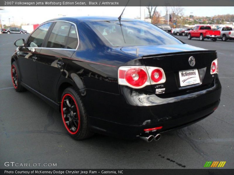 Black / Anthracite 2007 Volkswagen Jetta Wolfsburg Edition Sedan