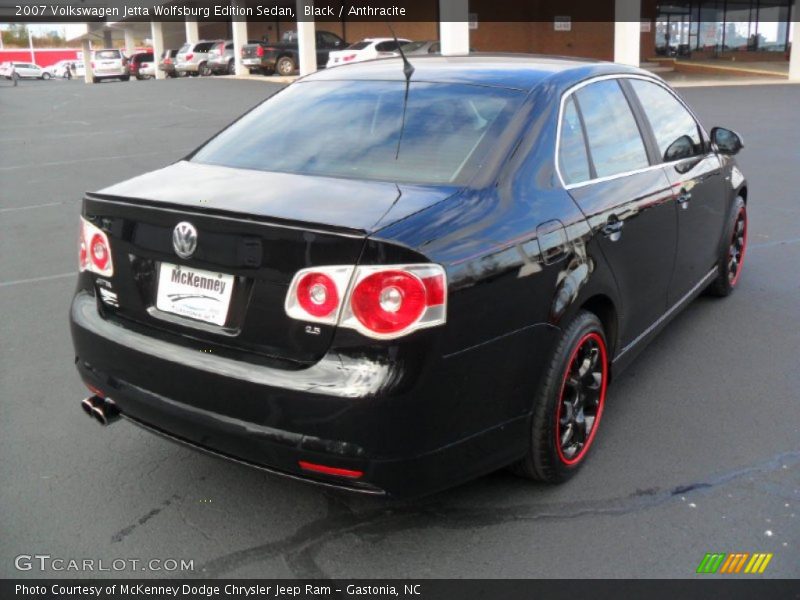 Black / Anthracite 2007 Volkswagen Jetta Wolfsburg Edition Sedan