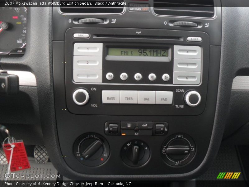 Black / Anthracite 2007 Volkswagen Jetta Wolfsburg Edition Sedan