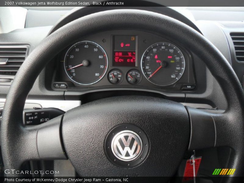 Black / Anthracite 2007 Volkswagen Jetta Wolfsburg Edition Sedan