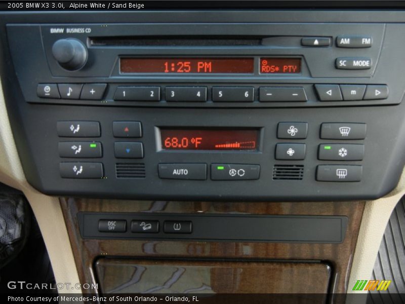 Alpine White / Sand Beige 2005 BMW X3 3.0i