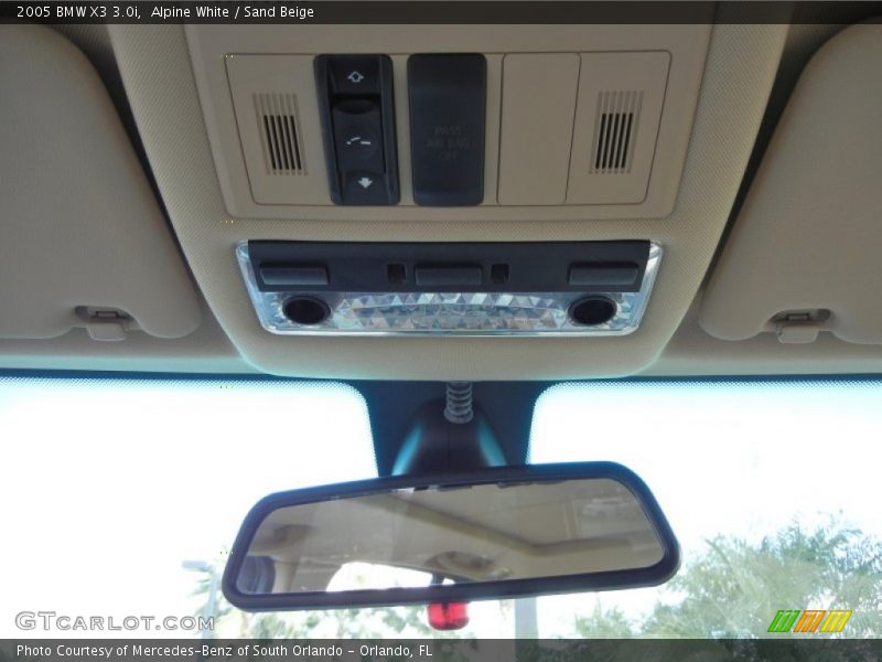 Alpine White / Sand Beige 2005 BMW X3 3.0i
