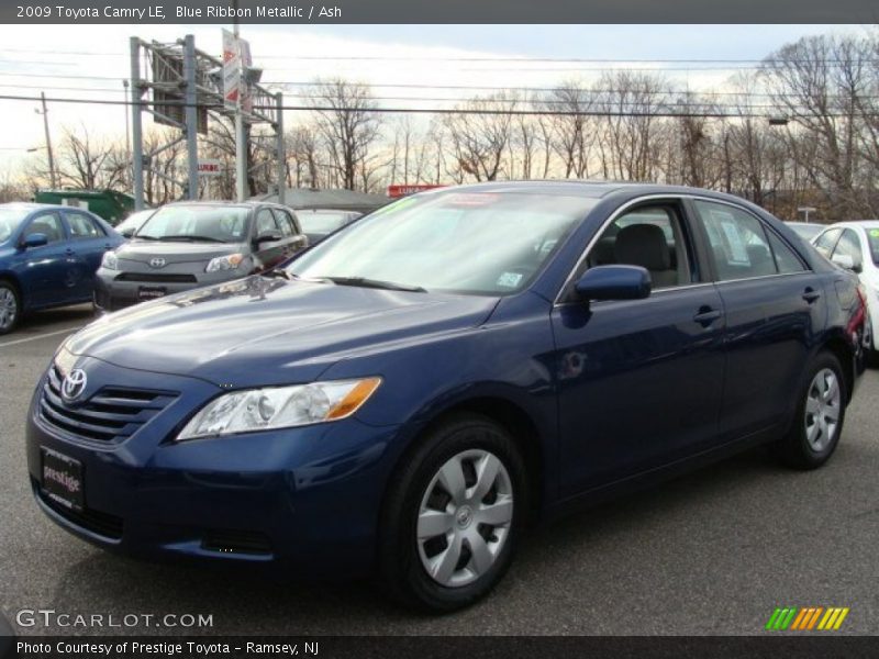 Blue Ribbon Metallic / Ash 2009 Toyota Camry LE