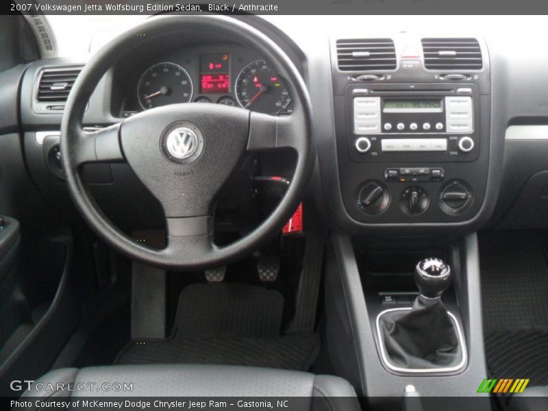 Black / Anthracite 2007 Volkswagen Jetta Wolfsburg Edition Sedan