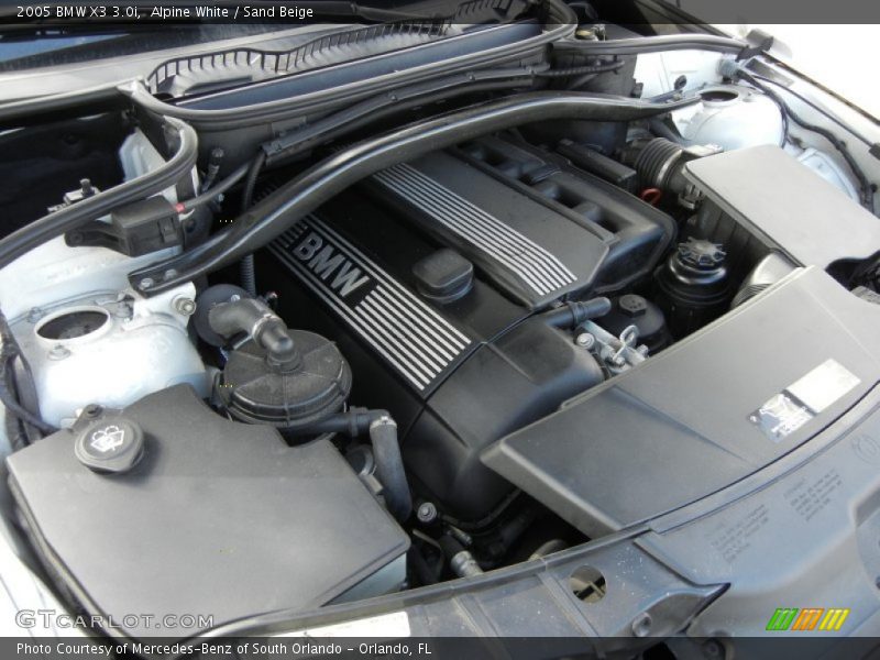 Alpine White / Sand Beige 2005 BMW X3 3.0i
