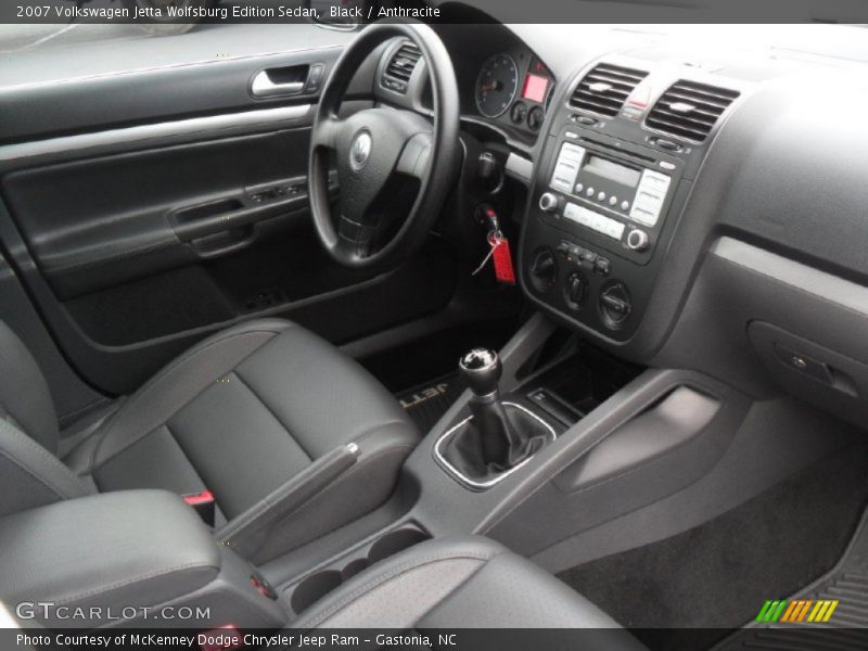 Black / Anthracite 2007 Volkswagen Jetta Wolfsburg Edition Sedan