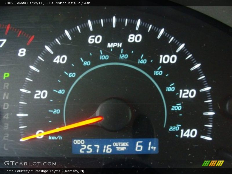 Blue Ribbon Metallic / Ash 2009 Toyota Camry LE