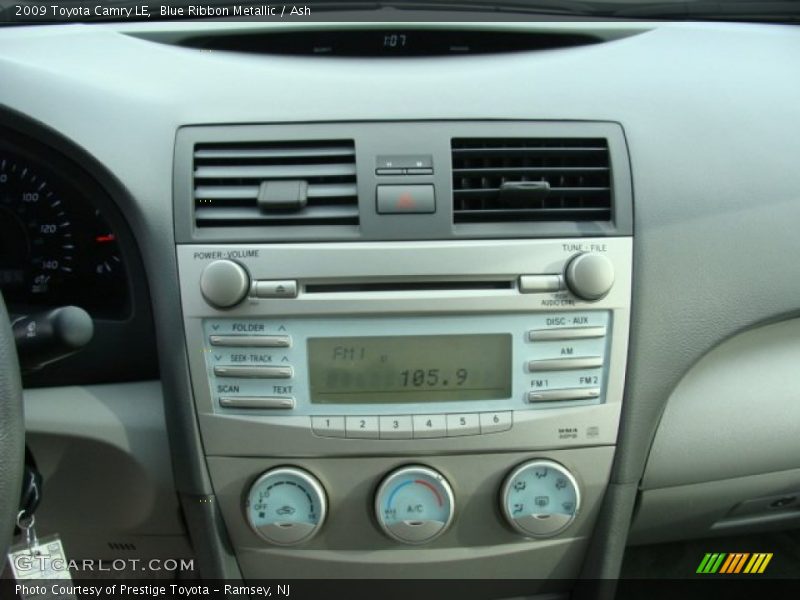 Blue Ribbon Metallic / Ash 2009 Toyota Camry LE