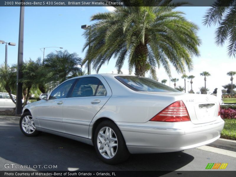 Brilliant Silver Metallic / Charcoal 2003 Mercedes-Benz S 430 Sedan